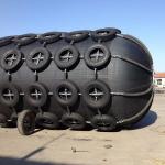 ISO17357 Yokohama Marine Fenders With Aircraft Tires For STS Operations