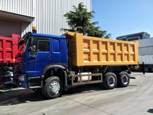 Wholesale Blue Yellow SINOTRUK HOWO 400HP 6x4 TIPPER DUMP TRUCK LHD Euro II from china suppliers