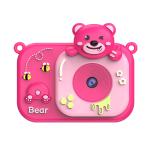 Childrens Waterproof Digital Toy Camera Cartoon Silicone Dual Lens For