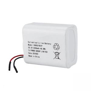 China 22.2 Volt 2200mAH Smart Home Battery Backup For Cordless Vacuum Cleaner on sale