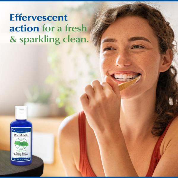 Original Mint Baking Soda Tooth Powder Fluoride Free With Minerals And Essential Oils