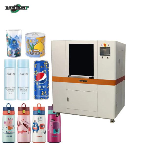 Round UV Tumble Printer Aluminum Beverage Can Printing Machine Inkjet Printer