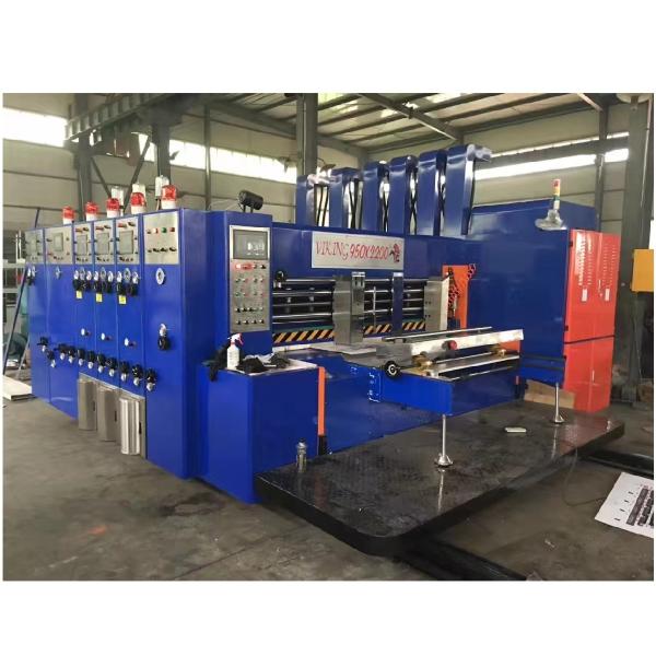 Corrugated Carton Automatic 4 Color Printer Slotter Flexo Printing Slotting Die
