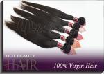 Peruvian Virgin Human Hair Extensions , 18'' Silky Straight 6A