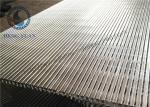 304 Stainless Steel Wedge Wire Screen , Vibrating Screen Panels Long Lifespan