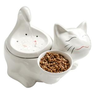 Wholesale 2L Water Capacity Ceramic Pet Bowl Automatic Multifunctional from china suppliers