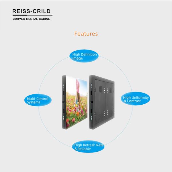 Indoor P3 Led Wall Display Screen , Led Advertising Panel 3 - 30m Best Viewing