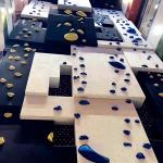 Resin Indoor Climbing Wall Panels Anticorrosion Hot Galvanized Steel Frame