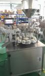 Semi Auto Toothpaste Filling And Sealing Machine 25BPM 40L Hopper Volume