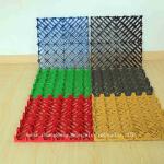 2.8mm Plastic Permeable Floor / Car Wash Grille Floor / Corrugated Plastic Floor