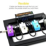 1/4 Inch Golden Right Angle Mono TS Jack Instrument Cord Guitar Patch Cable