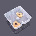 Recyclable 15.5*15.5*4cm Disposable Cookie Boxes
