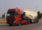 Bottom Discharge Bulk Cement Truck Semi With Compressor Customized