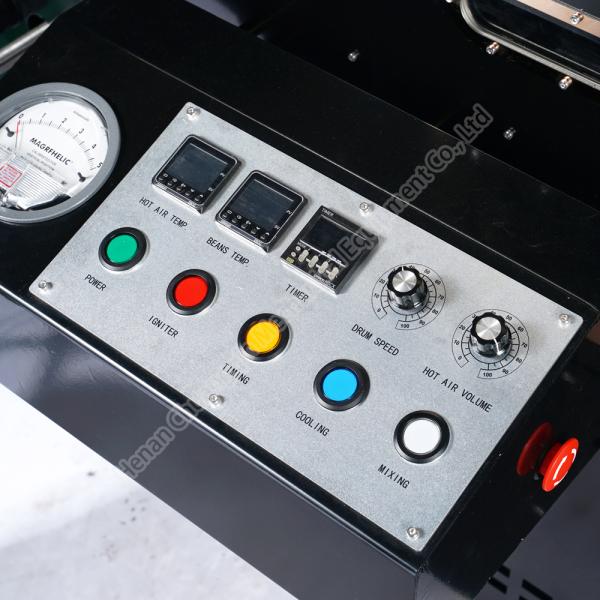 220V Commercial Hot Air Coffee Roaster Machine Single Phase 15kg