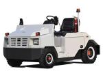 White Color Electric Aircraft Tug Tow Tractor With Clean Power 40 / 80 Ton