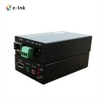 Bidirectional HDMI Fiber Extender Stereo Audio 1Ch RS232 Over Fiber