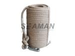 Marine Fire Fighting Equipment Fire Proof Fireman Lifeline With Hook MED