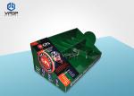 2 Tier Small Cardboard Display Boxes Recyclable Green Colour For Golf Promotion