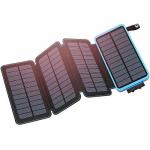 Water Proof Travel Solar Power Bank 20000mah Solar Charger For Mobile Phone