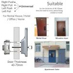 Glomarket Apartment Tuya Smart Door Lock Anti Theft Digital Password Ttlock App