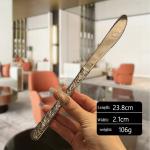 Bestek 4-Person Stainless Steel Cutlery Set Elegant Gold Silverware for