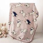 175gsm New Born baby Polar Fleece Throw Blanket Super Cozy Reversible Quilted
