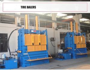 Wholesale Tire Baler Vertical Baler Scrap Tire Baler For Sale Vertical Hydraulic Scrap Tire Baling Baler Machine For Sale from china suppliers
