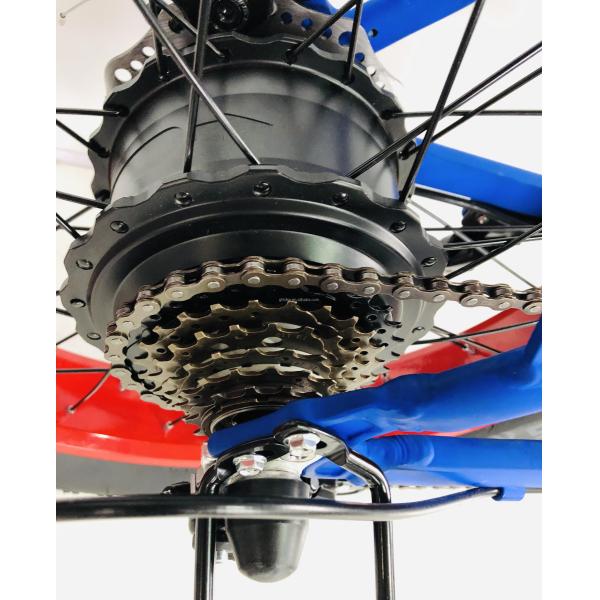 USA Market 20-inch Folding Frame Electric Bike with 7-Speed Gears and 80-90 Nm Torque