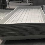 factory price greenhouse nursery plastic flood tray 4'x8' ebb and flow
