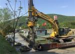 KR50A 75KN Pile Driver Attachment 38m/Min Earth Auger Drilling Machine