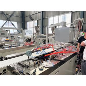 Wholesale Siemens Motor WPC PVC Wall And Ceiling Panel Extrusion Machine from china suppliers