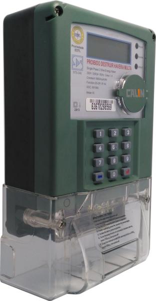 STS Prepaid Electricity Meters For Indonesia , Tamper Proof Single Phase KWH