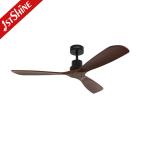 52 Inch Decorative Wooden Ceiling Fan With 5 Speed Remote Control