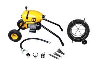 Wholesale Hongli S200 Electric Sectional Cable Drain Cleaning Machine With Wheels from china suppliers
