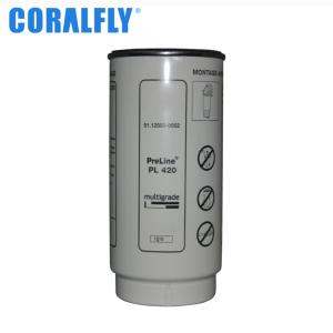 Wholesale Coralfly High Efficiency Diesel Engine Excavator Mann Fuel Filter Pl420 from china suppliers