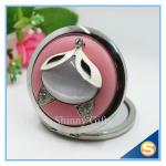 Shinny Gifts Creative Fox Design Makeup Mirror Fancy Convenience Pocket Mirror