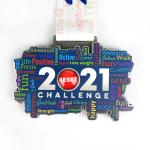 Custom LED Flashing Custom Award Medals For Marathon Run Race Finisher