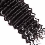 Brazilian Deep Wave Top Lace Closure Human Hair Full Lace Closure Light brown