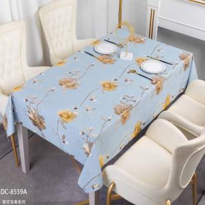 Wholesale Classic Style Christmas Tablecloth Customizable PVC Material with Floral Pattern from china suppliers
