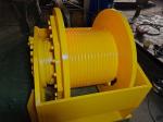 1T Hydraulic Crane Winch Lbs Rope Slot Drum Smoothly Winding