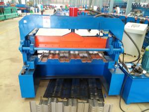 Wholesale Double 1.5 Inch Chains Steel Metal Decking Tile Sheet Roll Forming Making Machine from china suppliers