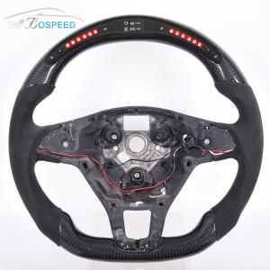 Wholesale VW Leather Golf Mk8 Steering Wheel Carbon Fiber Matte Black from china suppliers