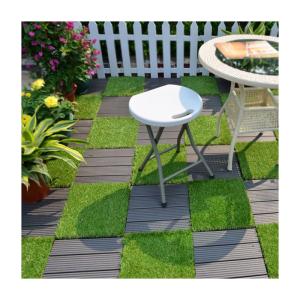 Wholesale 300x300x22/25mm Size Interlocking Decking Tiles with Wood-Plastic Composite Flooring from china suppliers