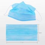 Non Woven Meltblown Standard Earloop Face Mask Disposable Water Resistant