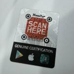 Commodity Anti Counterfeit Sticker Laser Label Sticker Custom ISO9001