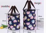 Insulated reusable custom cooler bag round thermal waterproof aluminium foil