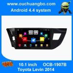 Ouchuangbo car multi media pure android 4.4 for Toyota Levin 2014 support gps