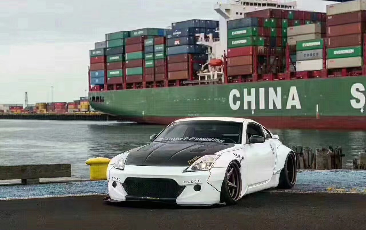 350Z Nissan Body Kit Resin Fibre Bumper Rear Diffuser Auto Front Spoiler Side Skirt