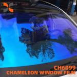 CH6099 Blue Purple Chameleon Tint 2Mil Heat Shrink Color Changing Chameleon