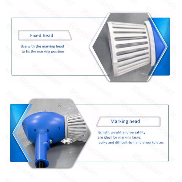 6KG Protable Animal Ear Tag Laser Marking Machine Fiber Laser Etching Machine 20w